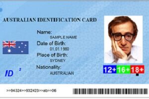 Real Australian ID card for sale with bitcoin