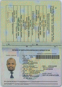 Real South Africa passport for sale