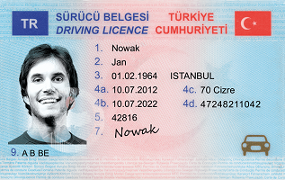 Buy fake Turkish drivers license online