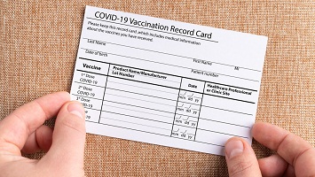 Covid-19 vaccine record cards for sale online
