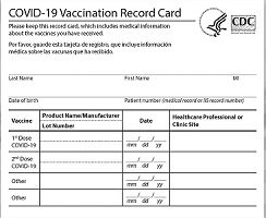 COVID-19 Vaccination Record Card buy