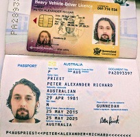 Australian driver license in USA